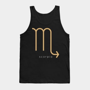 Zodiac Sign Scorpio Tank Top